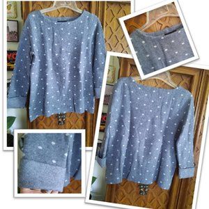 🌟FREE with purchase🌟 Cynthia Rowley Polka Dot Woolen Sweater - Sz XS